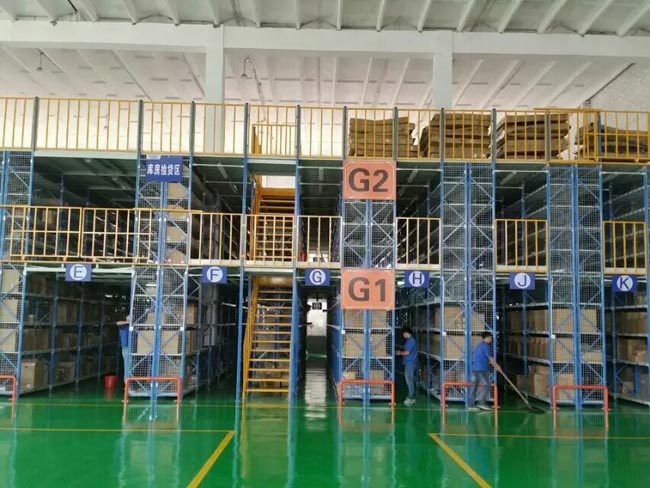 閣樓貨（huò）架施工案例